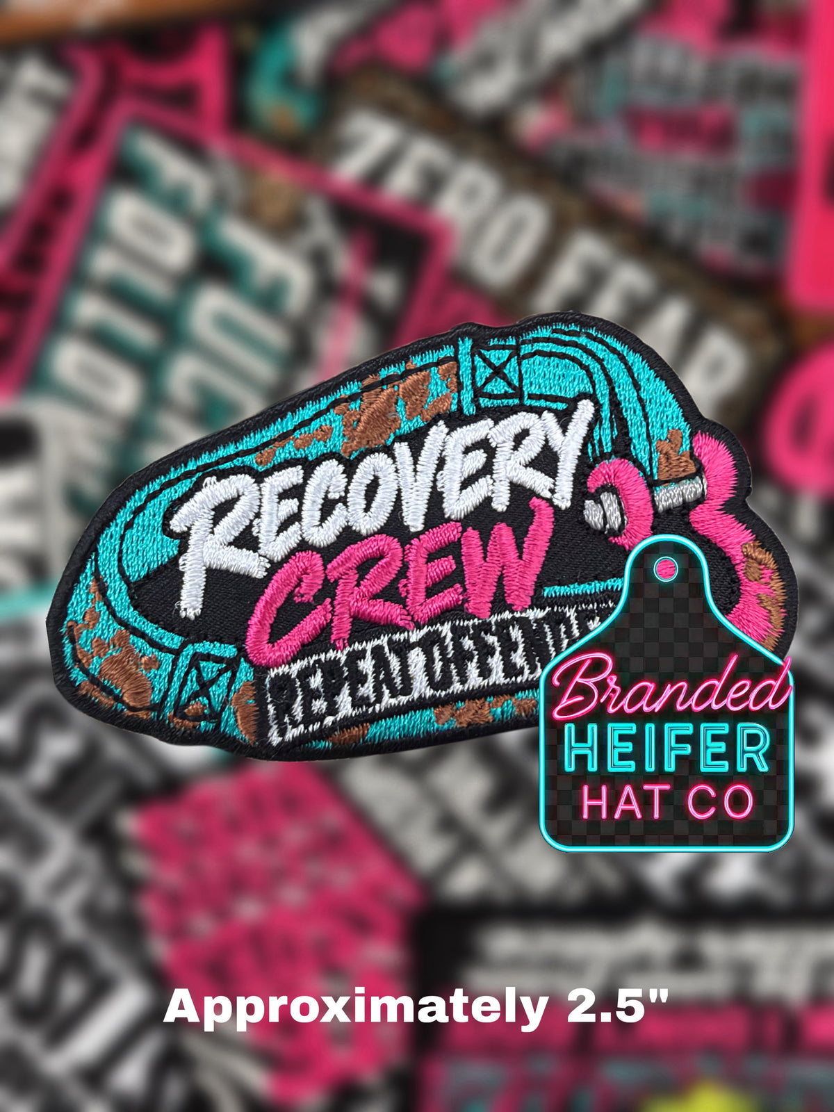 RECOVERY CREW | EMBROIDERED HAT PATCH