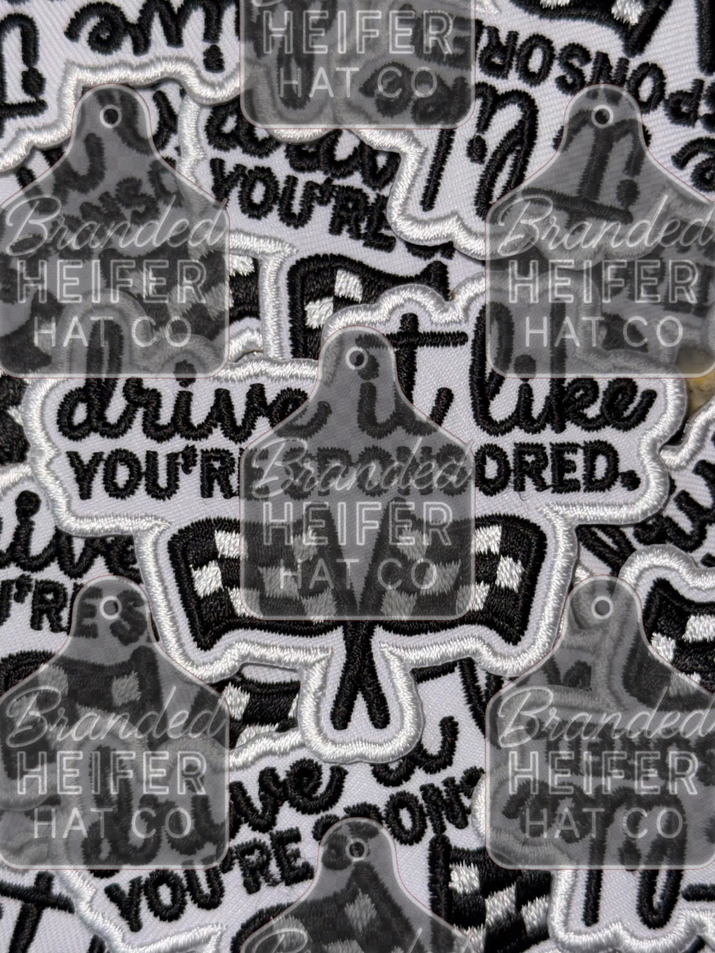 Drive it like your sponsored embroidery patch