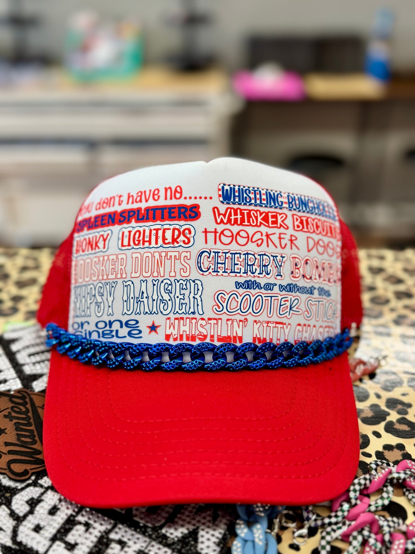 Whisker doos trucker hat