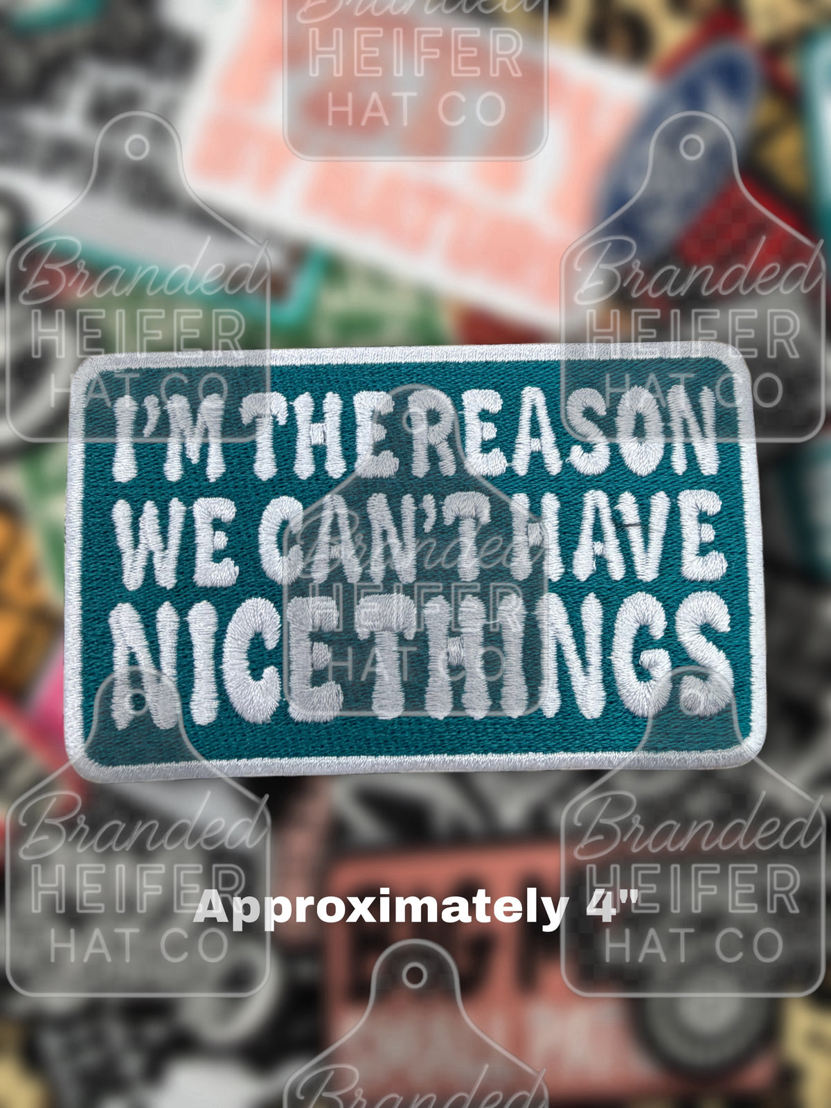NICE THINGS EMBROIDERY PATCH