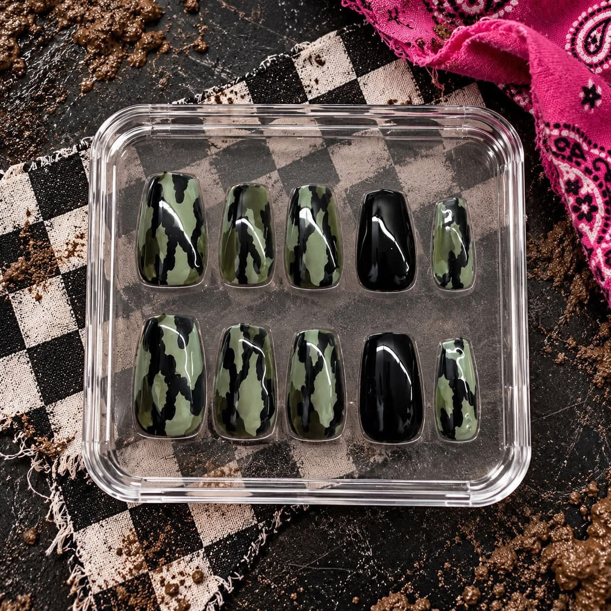 CAMO NAIL SET (see description for details on ordering)