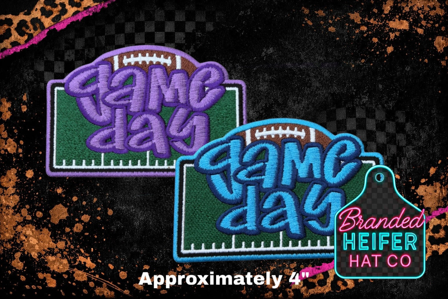 GAME DAY EMBROIDERY PATCH
