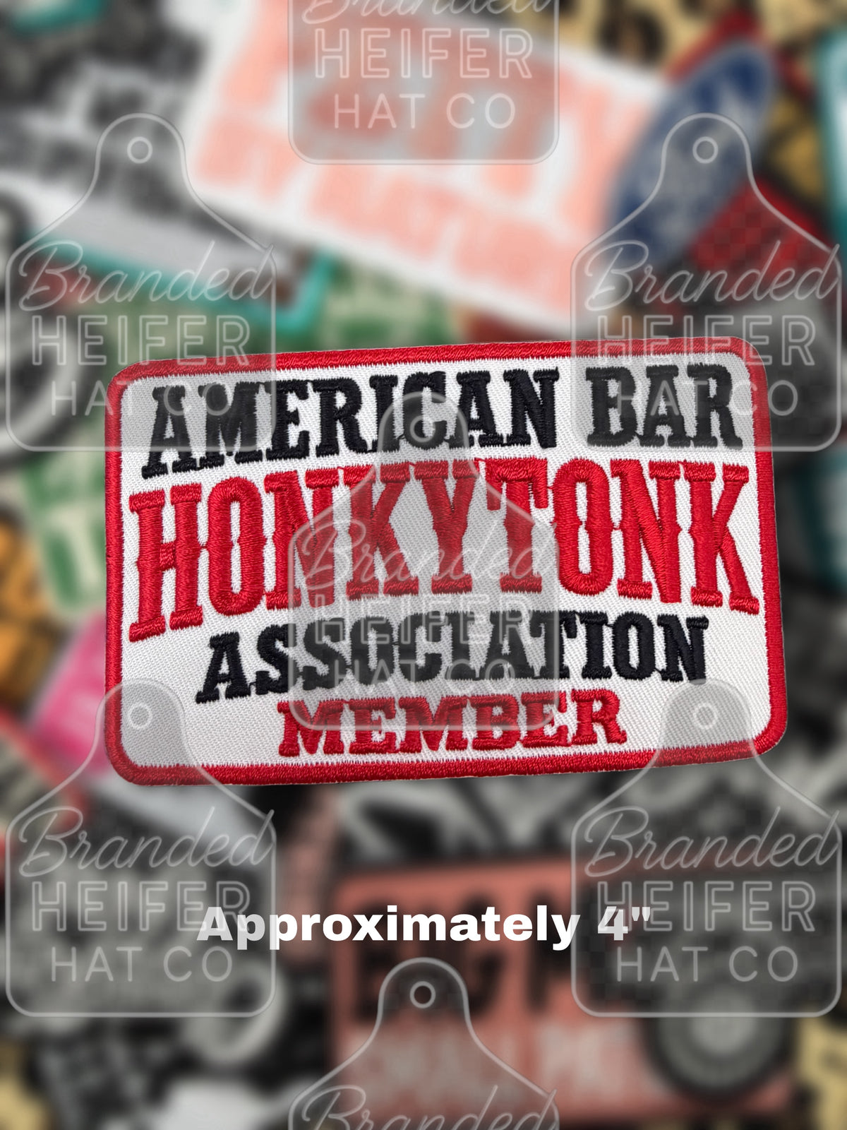 HONKYTONK ASSOCIATION EMBROIDERY PATCH