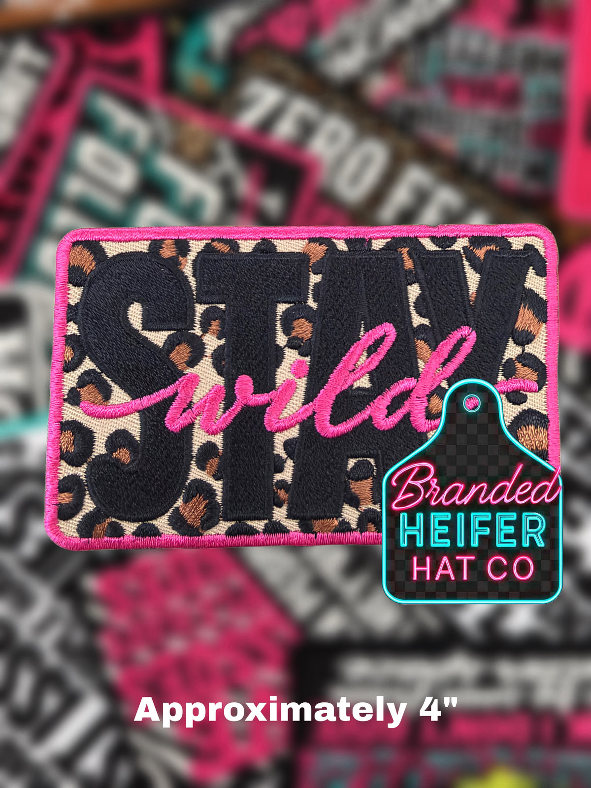 STAY WILD | EMBROIDERED HAT PATCH