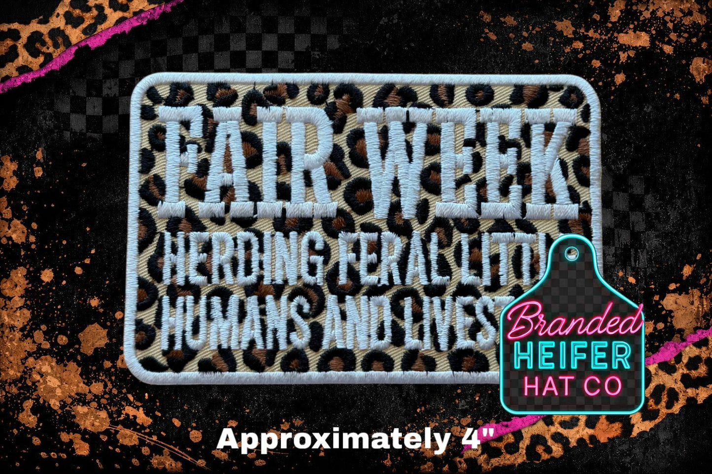 FAIR WEEK FERAL EMBROIDERY PATCH