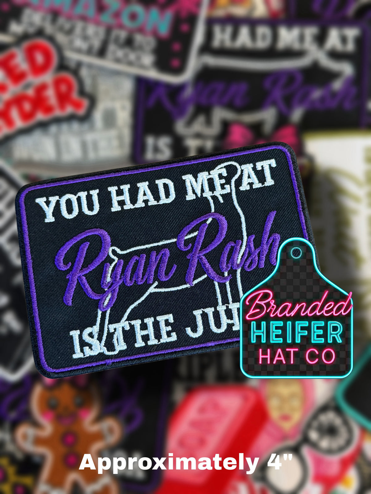 YOU HAD ME AT ( GOAT ) | EMBROIDERED HAT PATCH