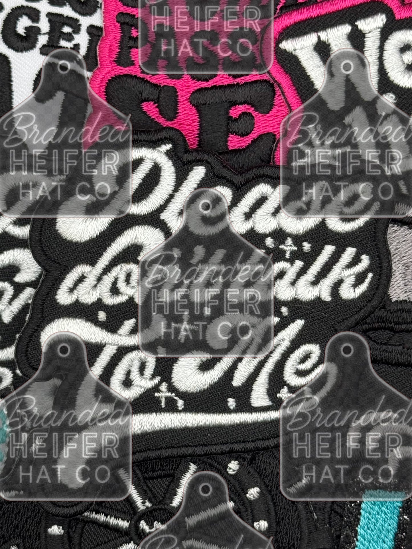 Dont talk to me embroidery patch