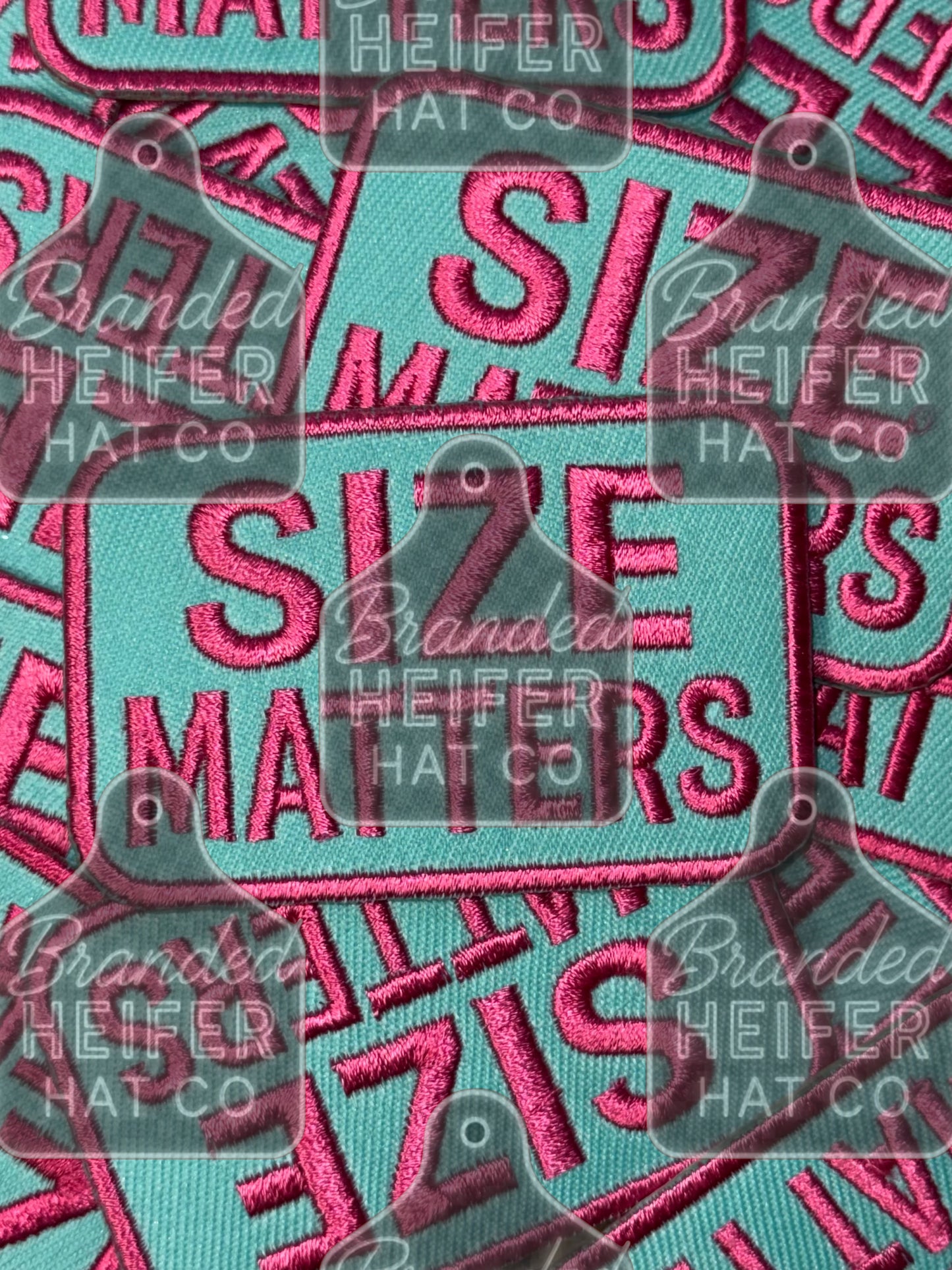 Size matters embroidery patch