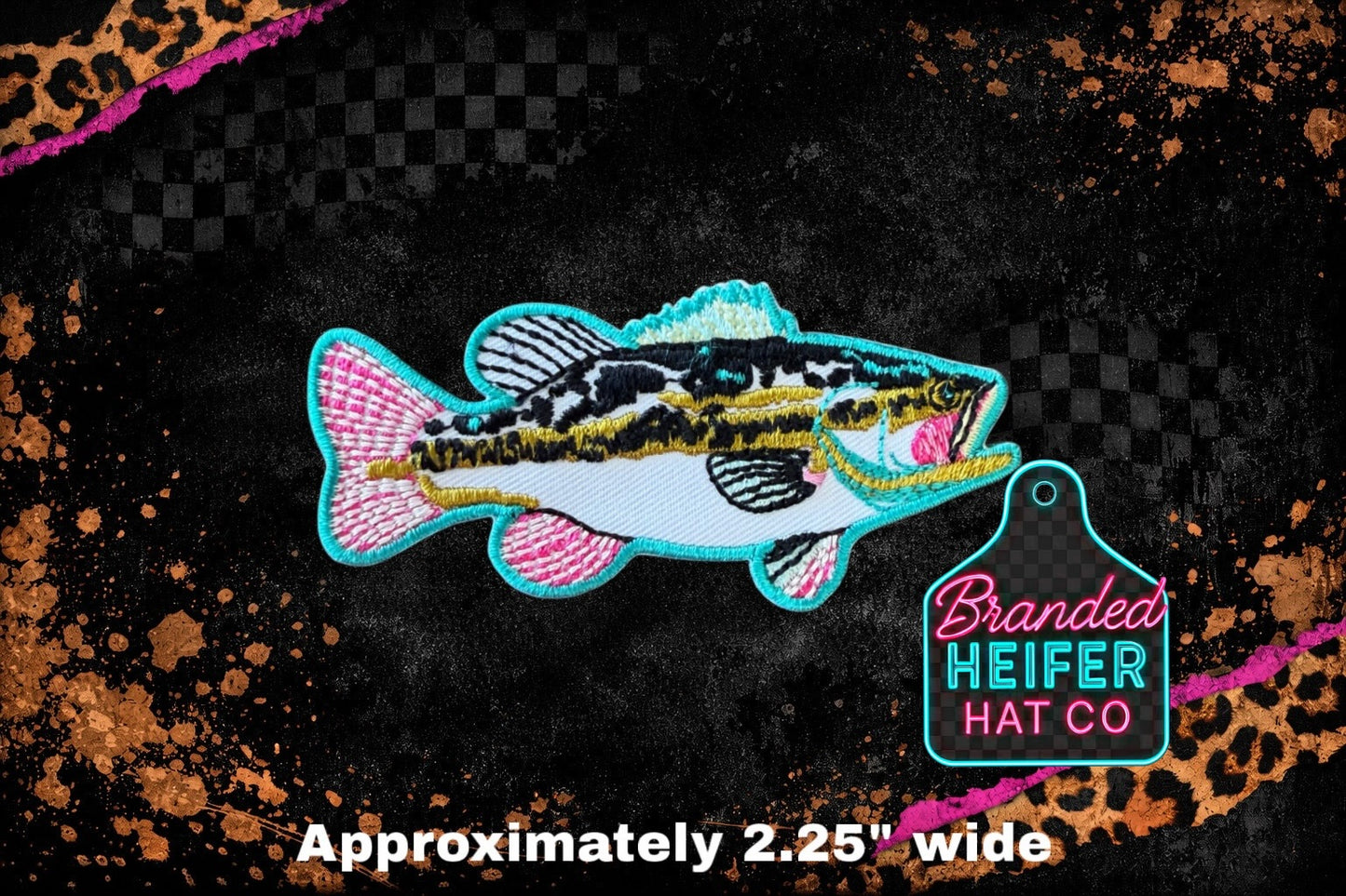 BLACK BASS l EMBROIDERY PATCH
