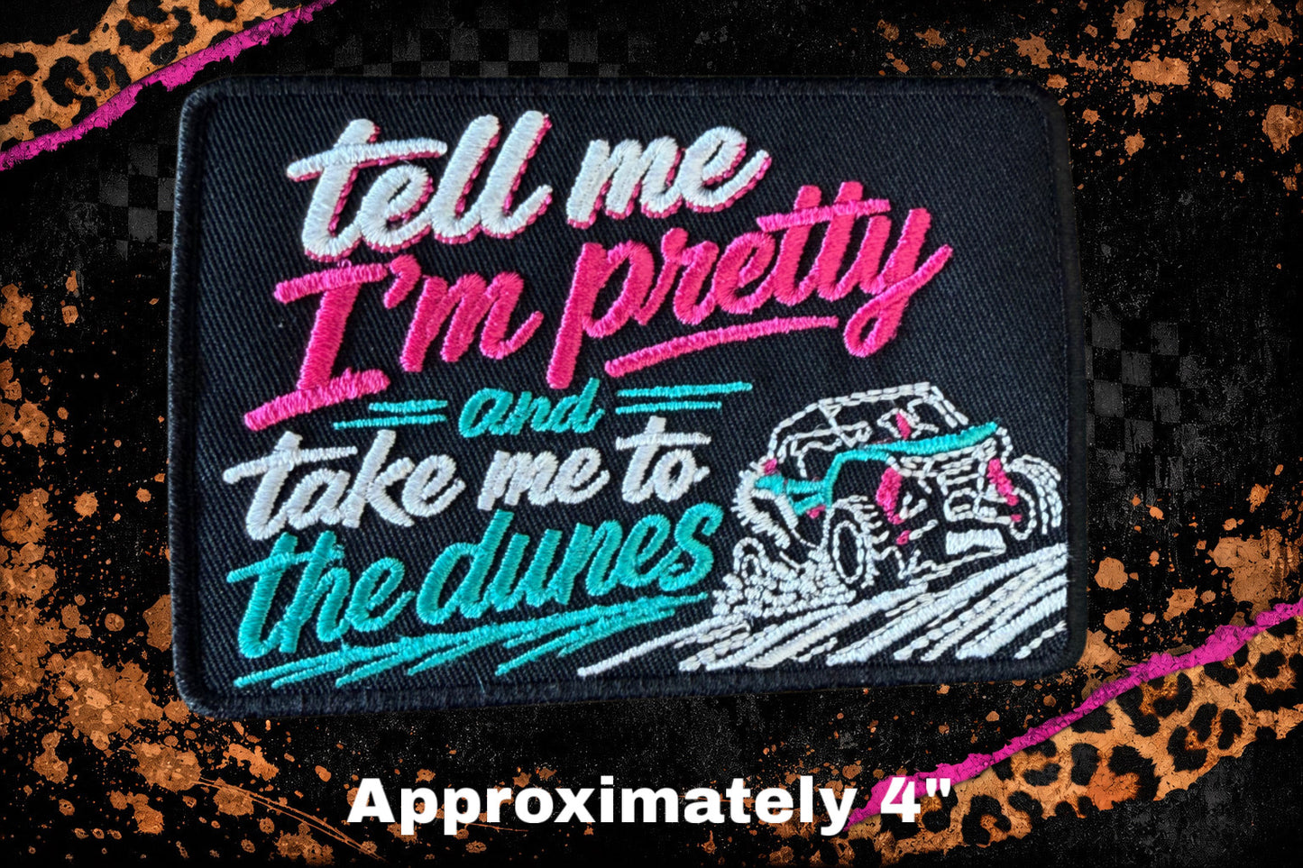 TELL ME IM PRETTY | EMBROIDERY PATCH)