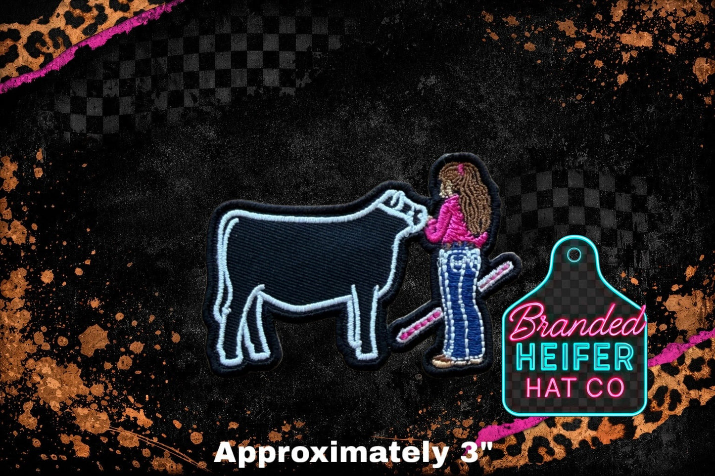CATTLE SHOWMAN EMBROIDERY PATCH