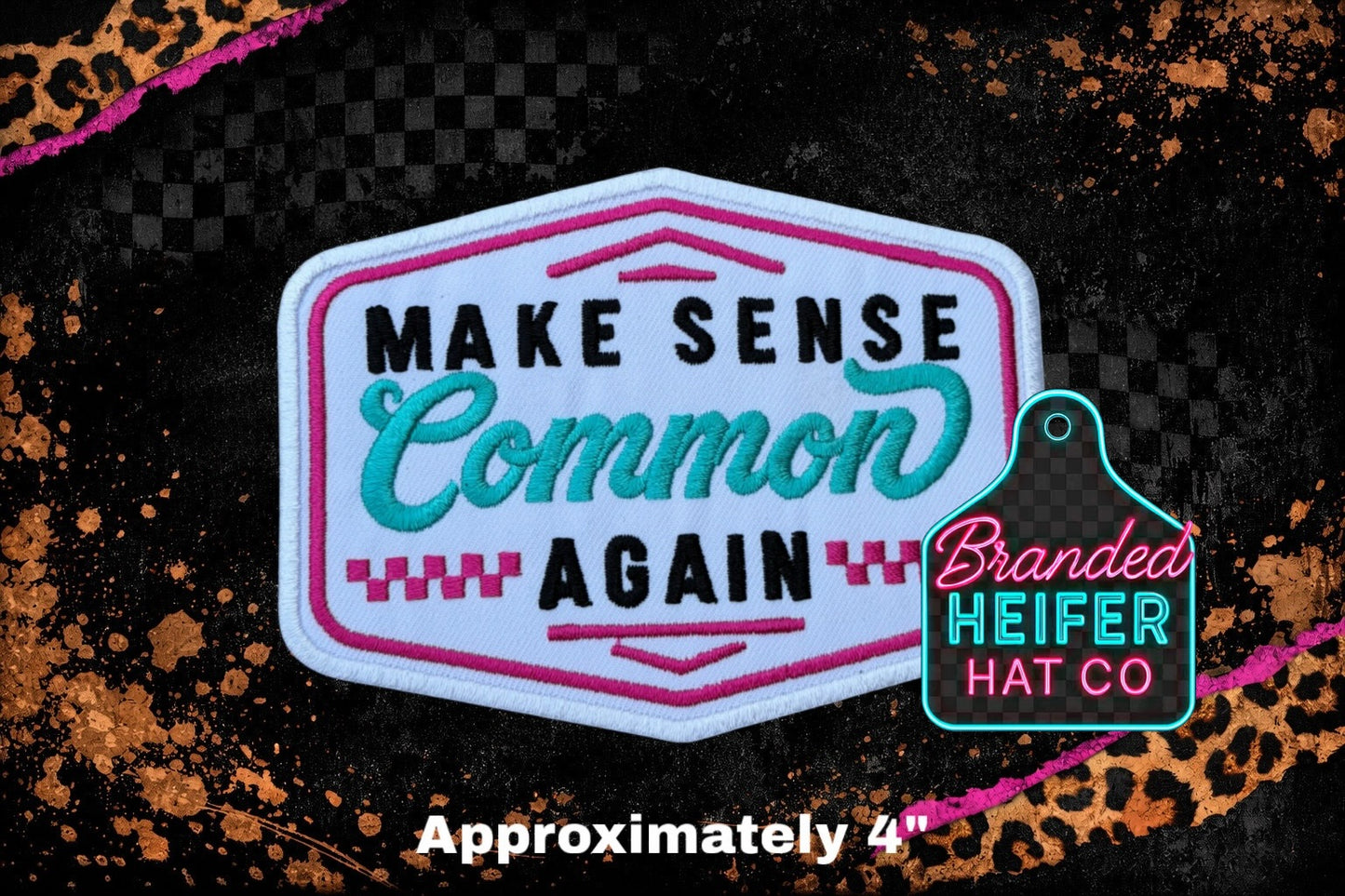 MAKE SENSE COMMON 2.0 EMBROIDERY PATCH