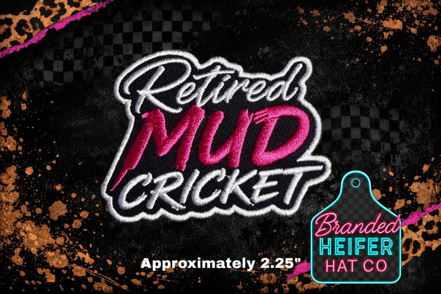 RETIRED MUDCRICKET EMBROIDERY PATCH