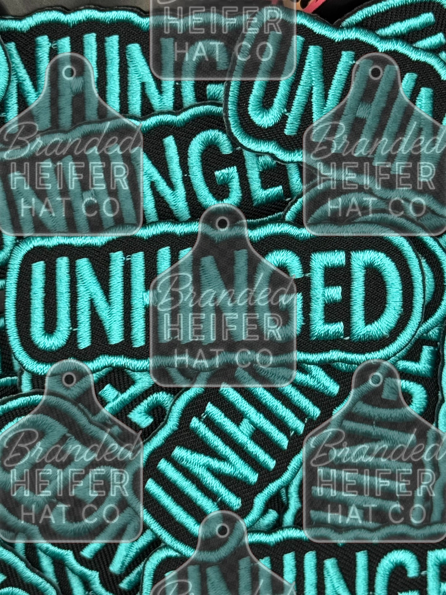 Unhinged embroidery patch