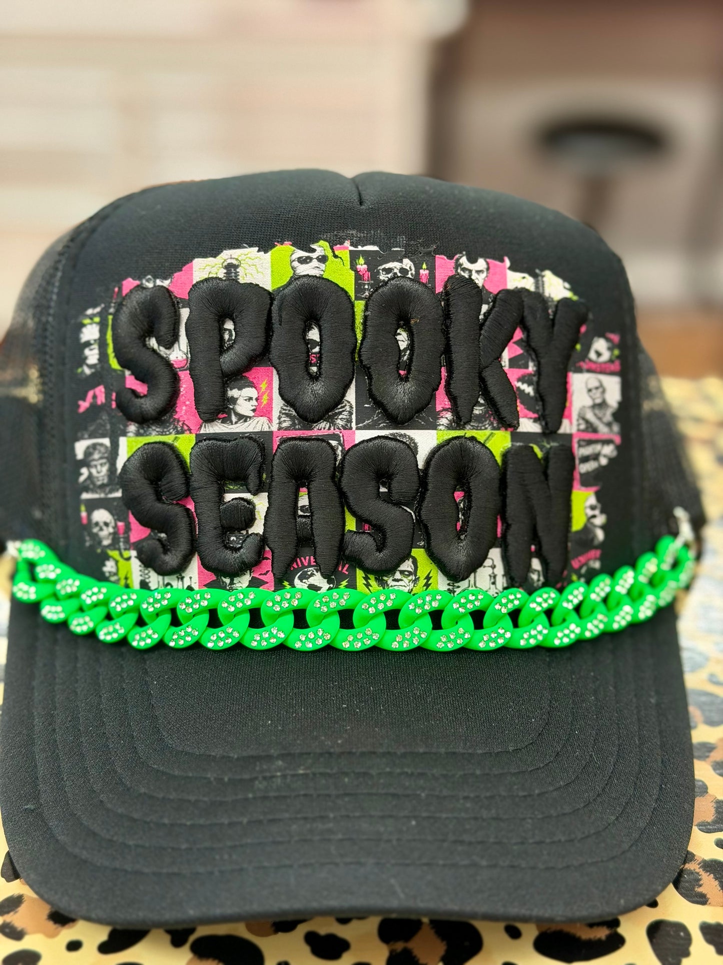 SPOOKY MONSTERS TRUCKER HAT