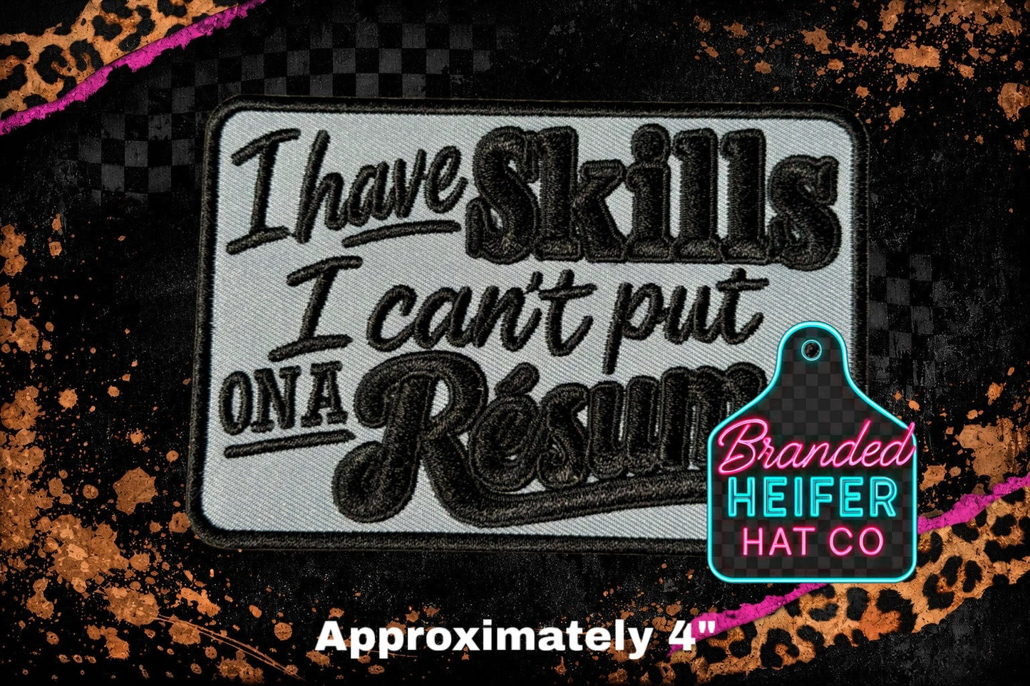 SKILLS EMBROIDERY PATCH