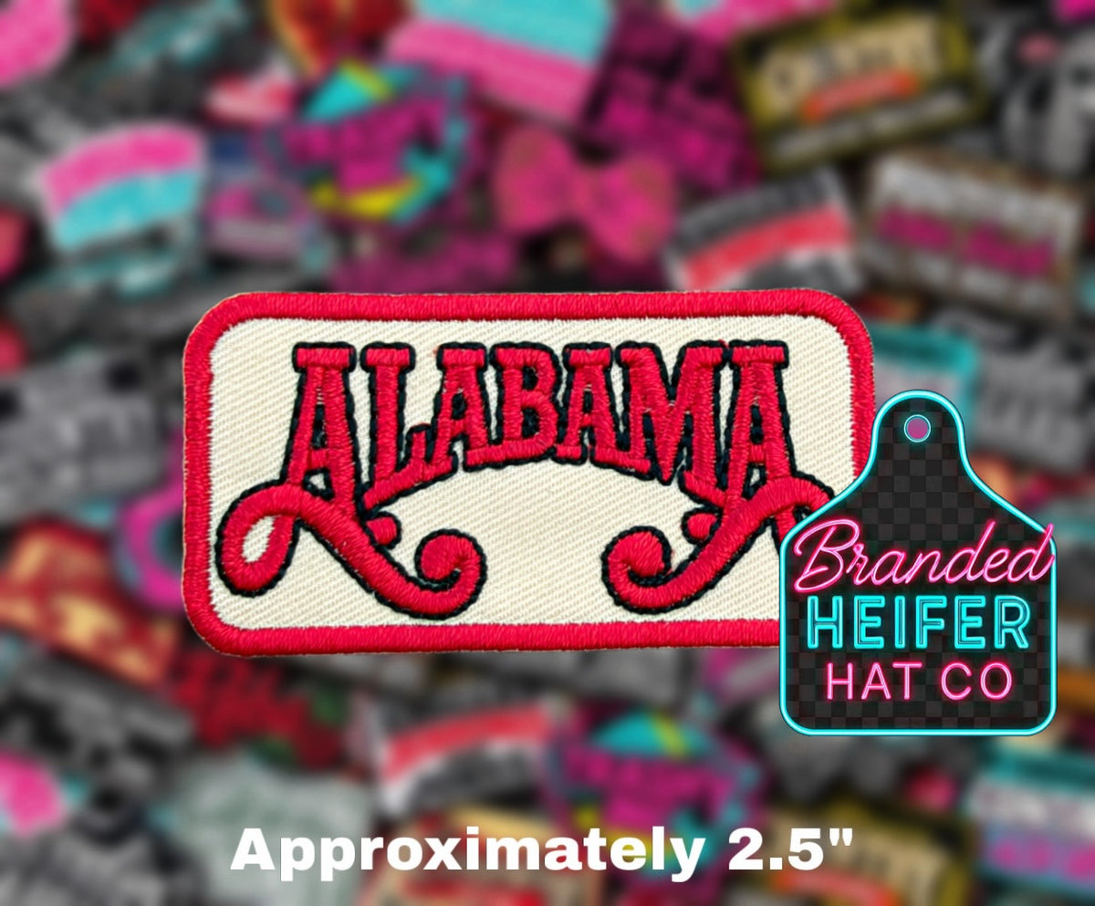 ALABAMA EMBROIDERY PATCH
