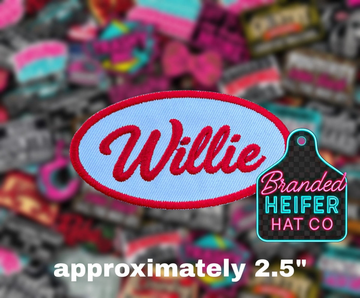 WILLIE EMBROIDERY PATCH