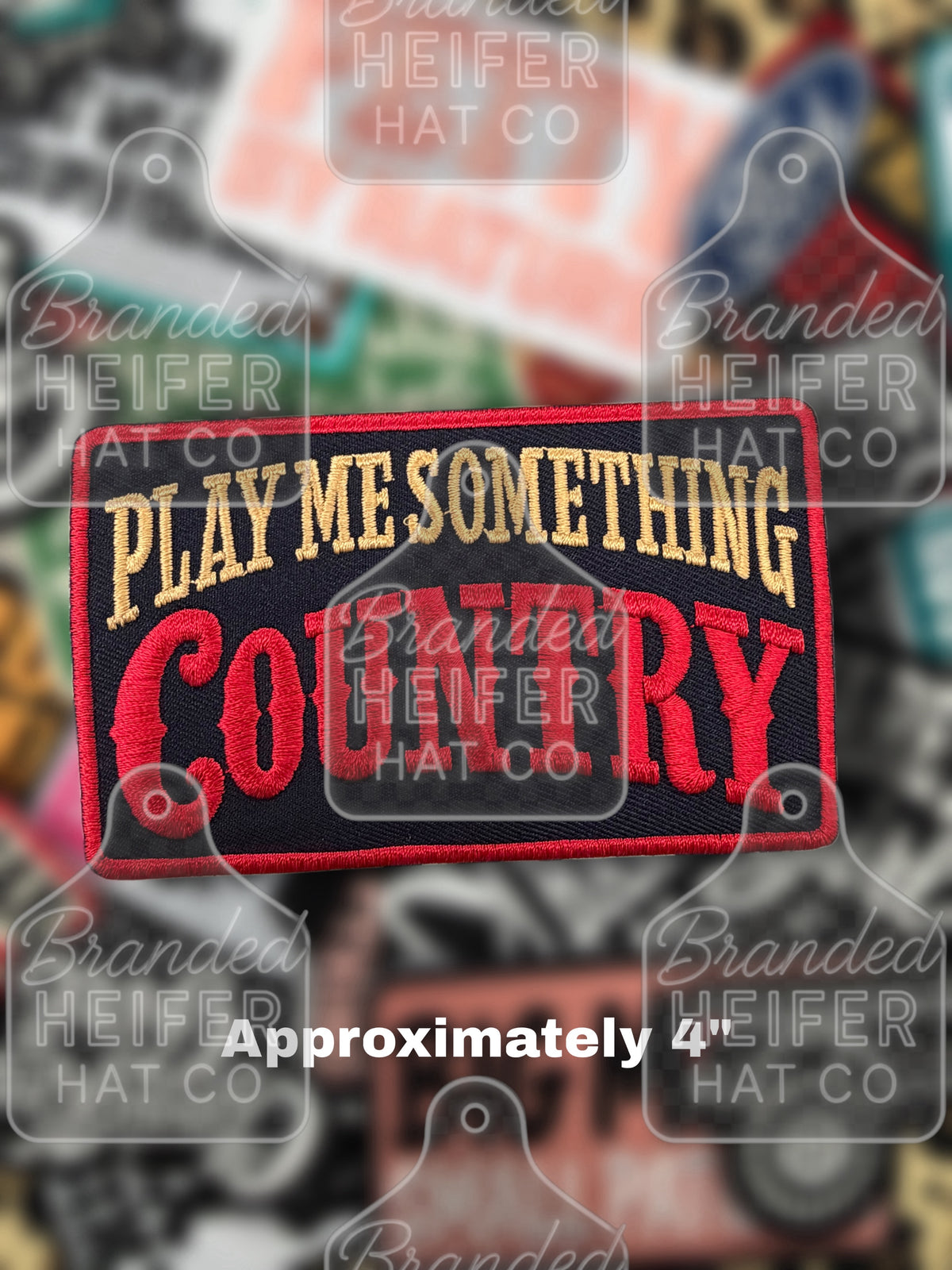 SOMETHING COUNTRY EMBROIDERY PATCH