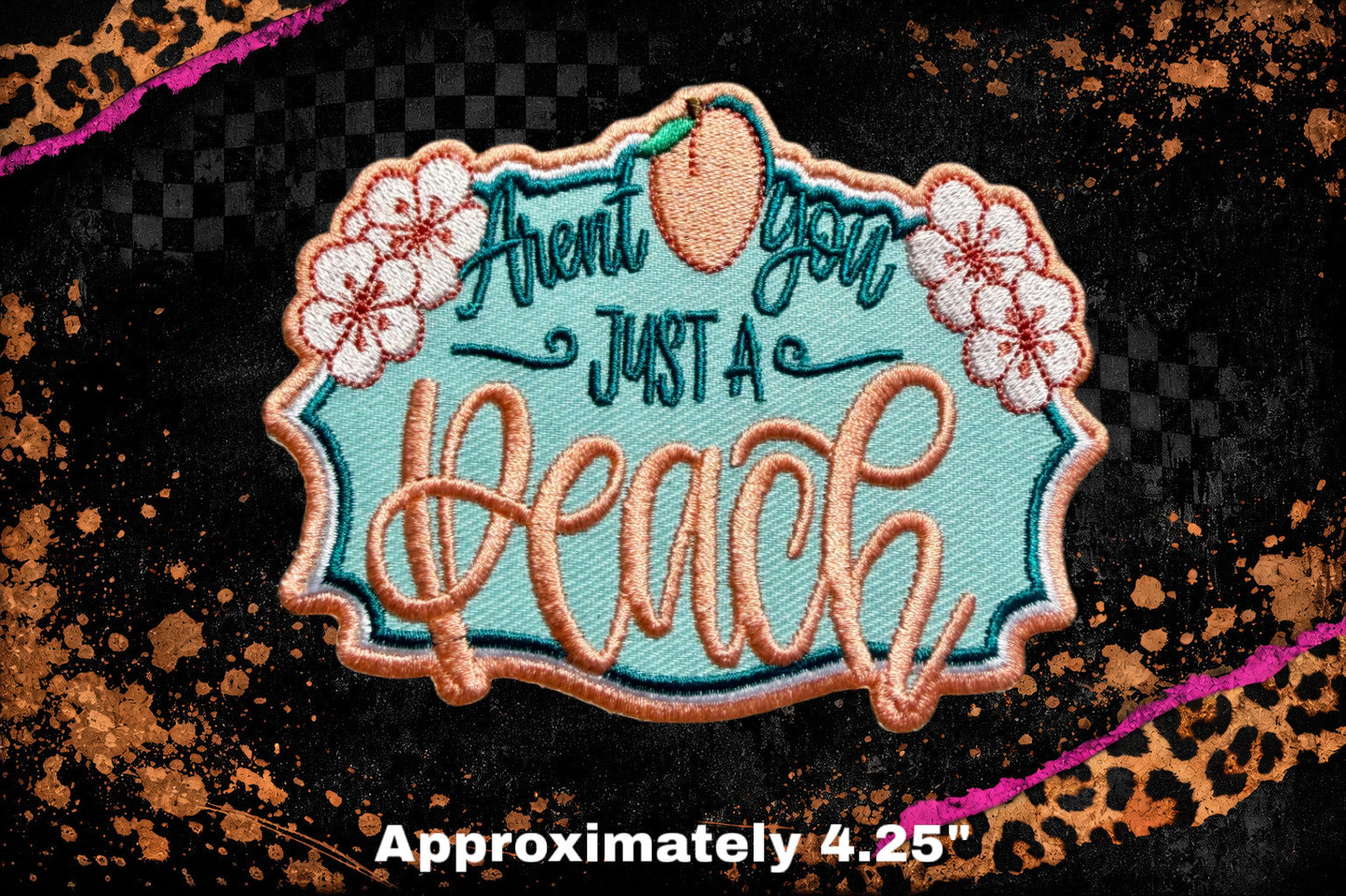 PEACH | EMBROIDERY PATCH
