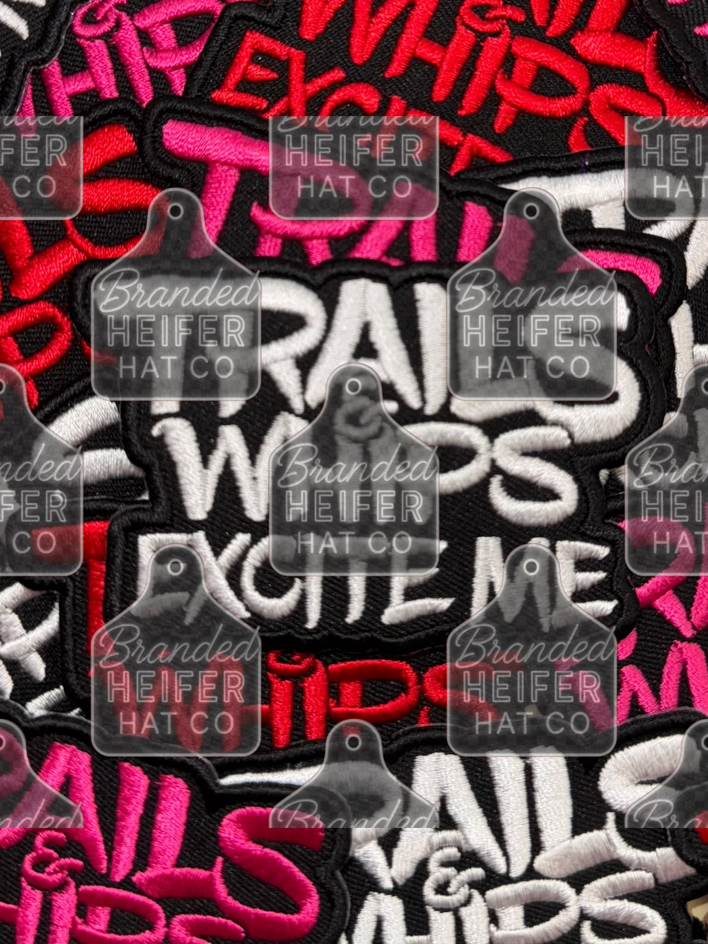 TRAILS&WHIPS EMBROIDERY PATCH