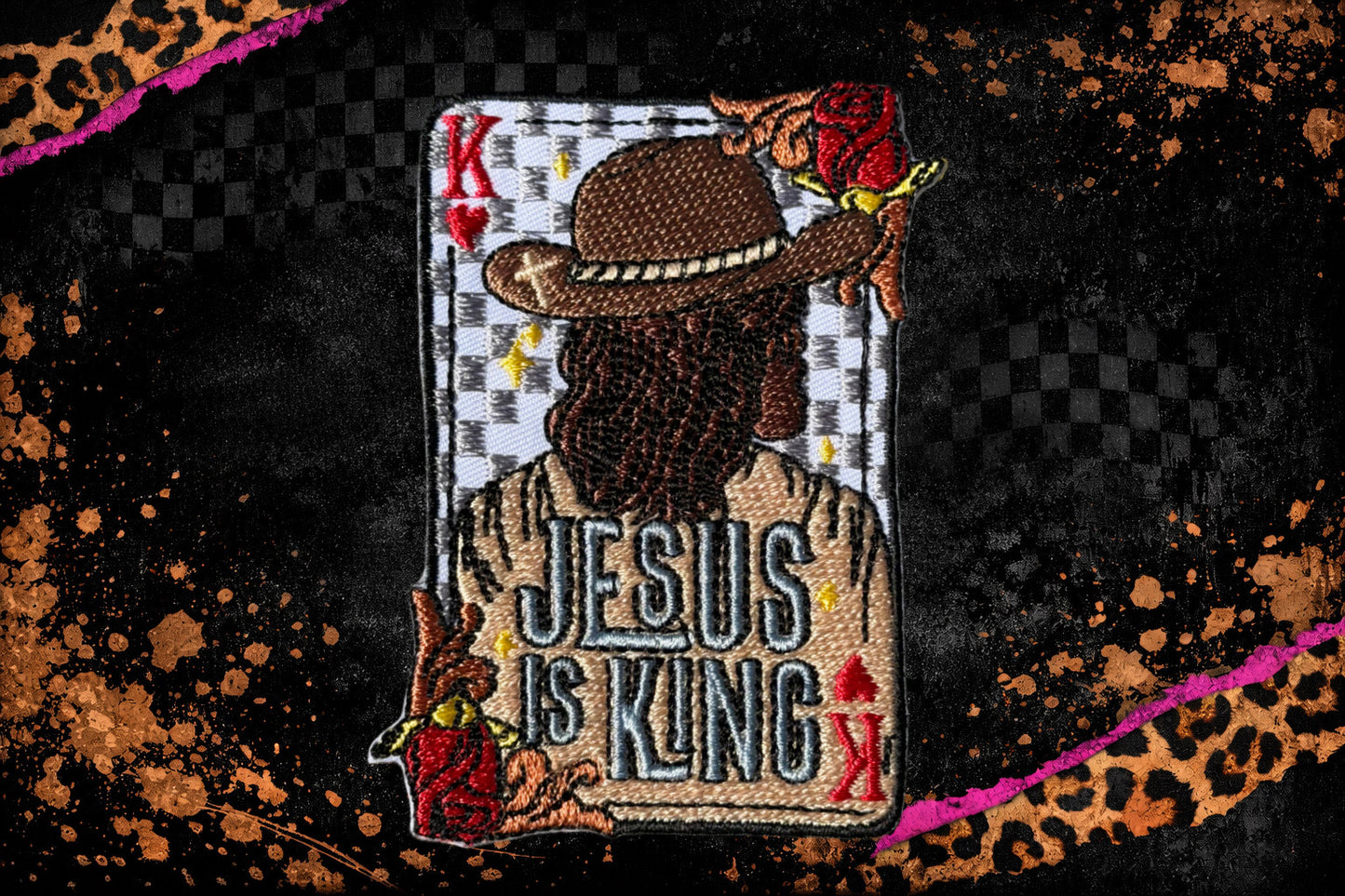 JESUS IS KING | EMBROIDERY PATCH