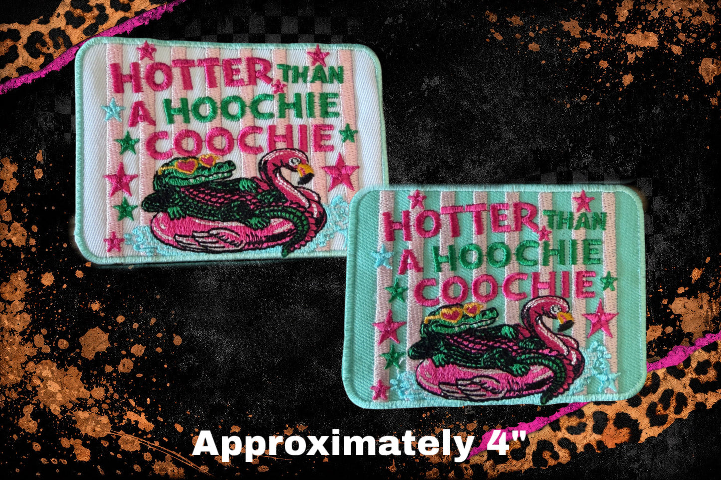 HOTTER THAN HOOCIE ( SET ) | EMBROIDERY PATCH