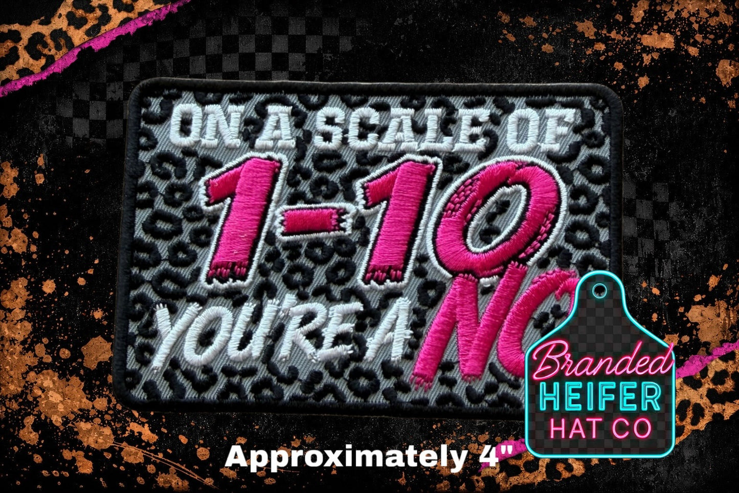1-10 NO EMBROIDERY PATCH