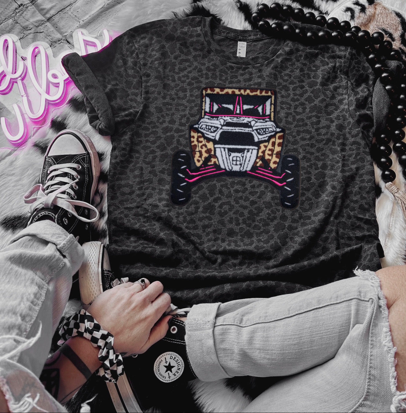 Leopard SxS chenille shirt patch only