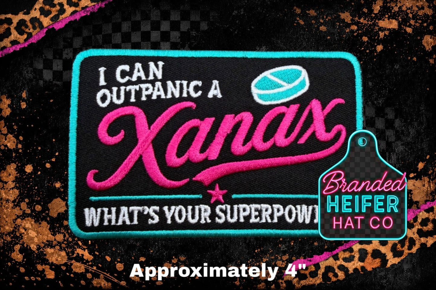 SUPER POWER EMBROIDERY PATCH