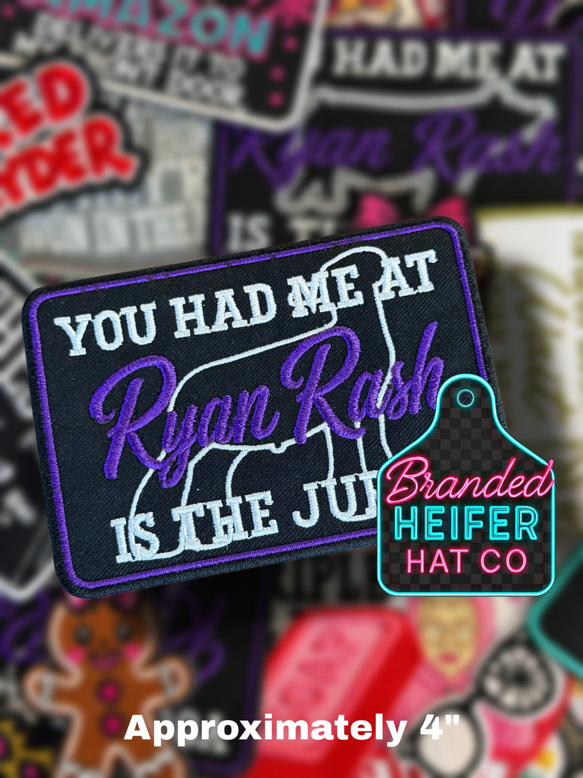 YOU HAD ME AT ( LAMB ) | EMBROIDERED HAT PATCH