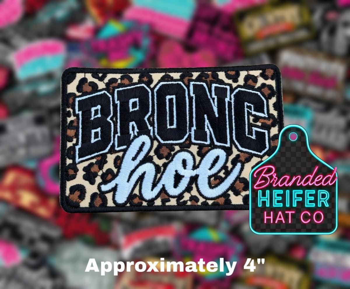 BRONC HOE EMBROIDERY PATCH