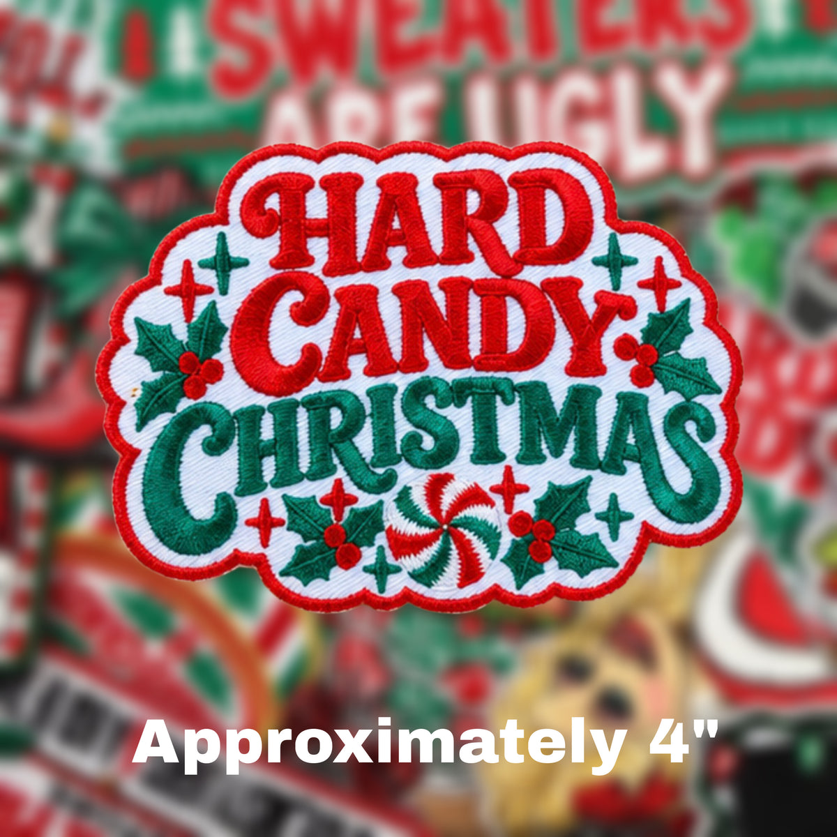HARD CANDY FOCAL EMBROIDERY PATCH