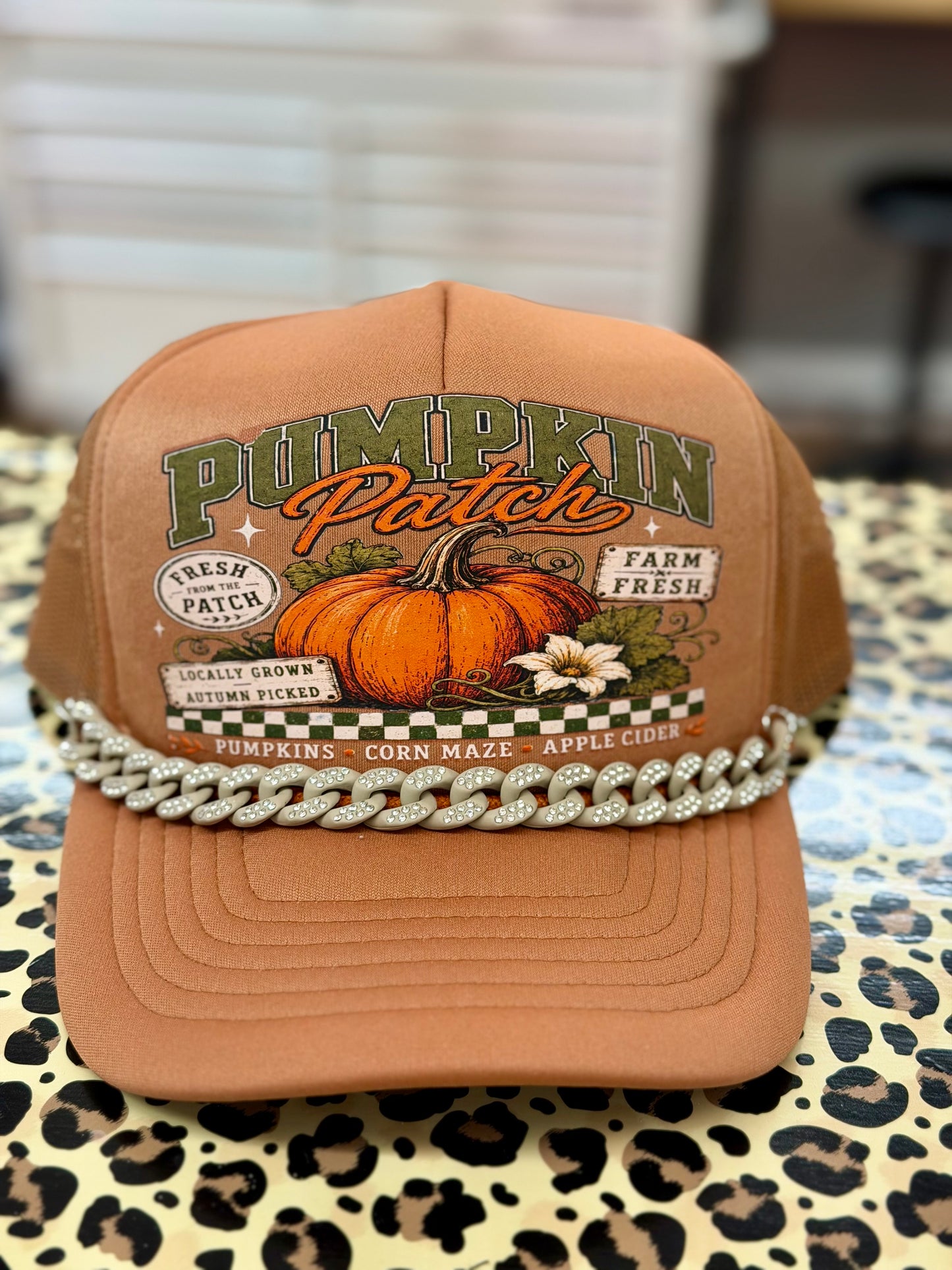 PUMPKIN PATCH TRUCKER HAT