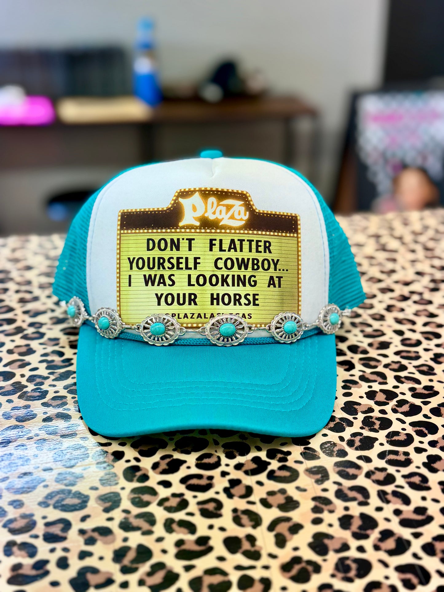 Plaza marquee trucker hat