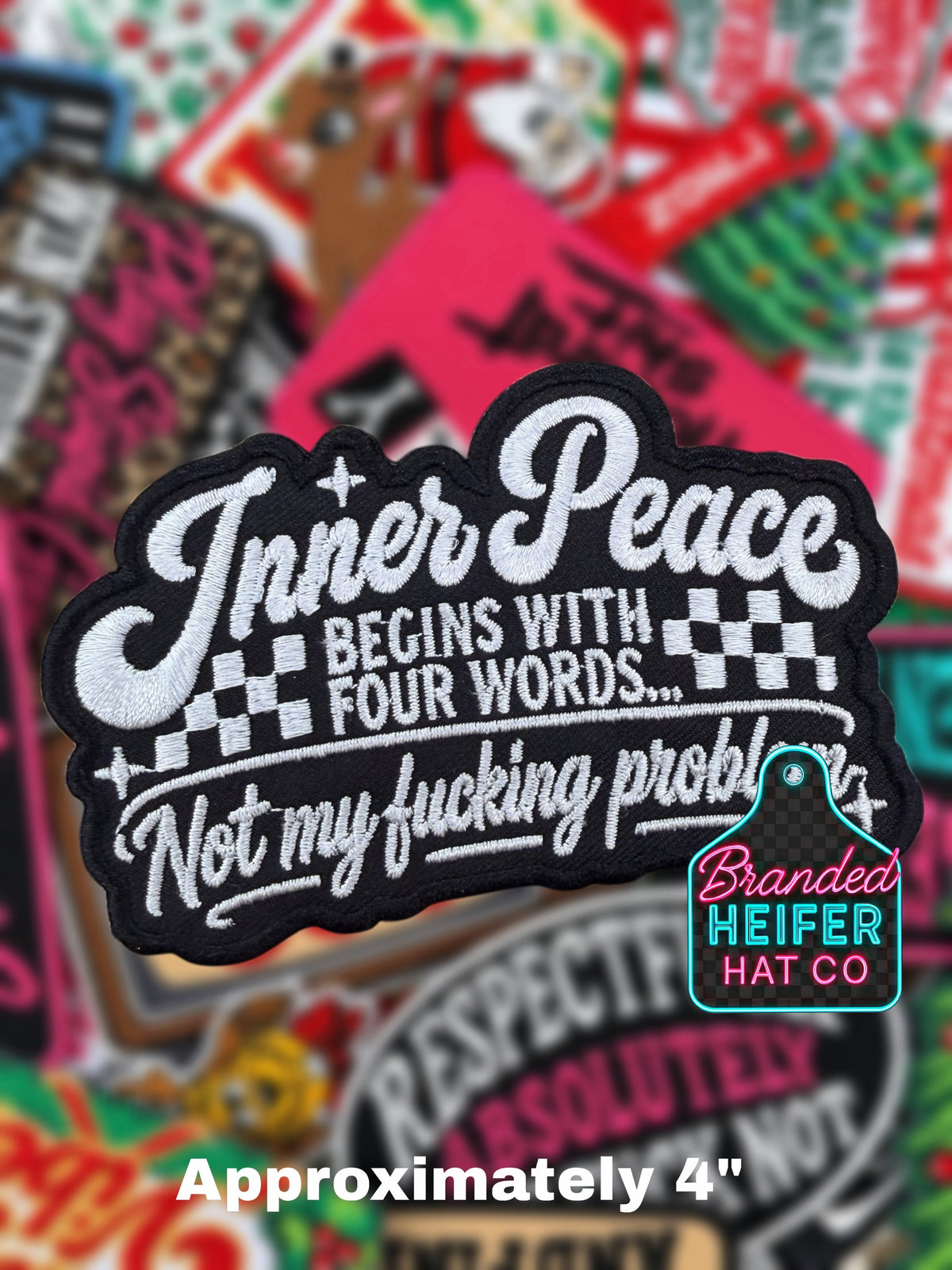 INNER PEACE | EMBROIDERED HAT PATCH