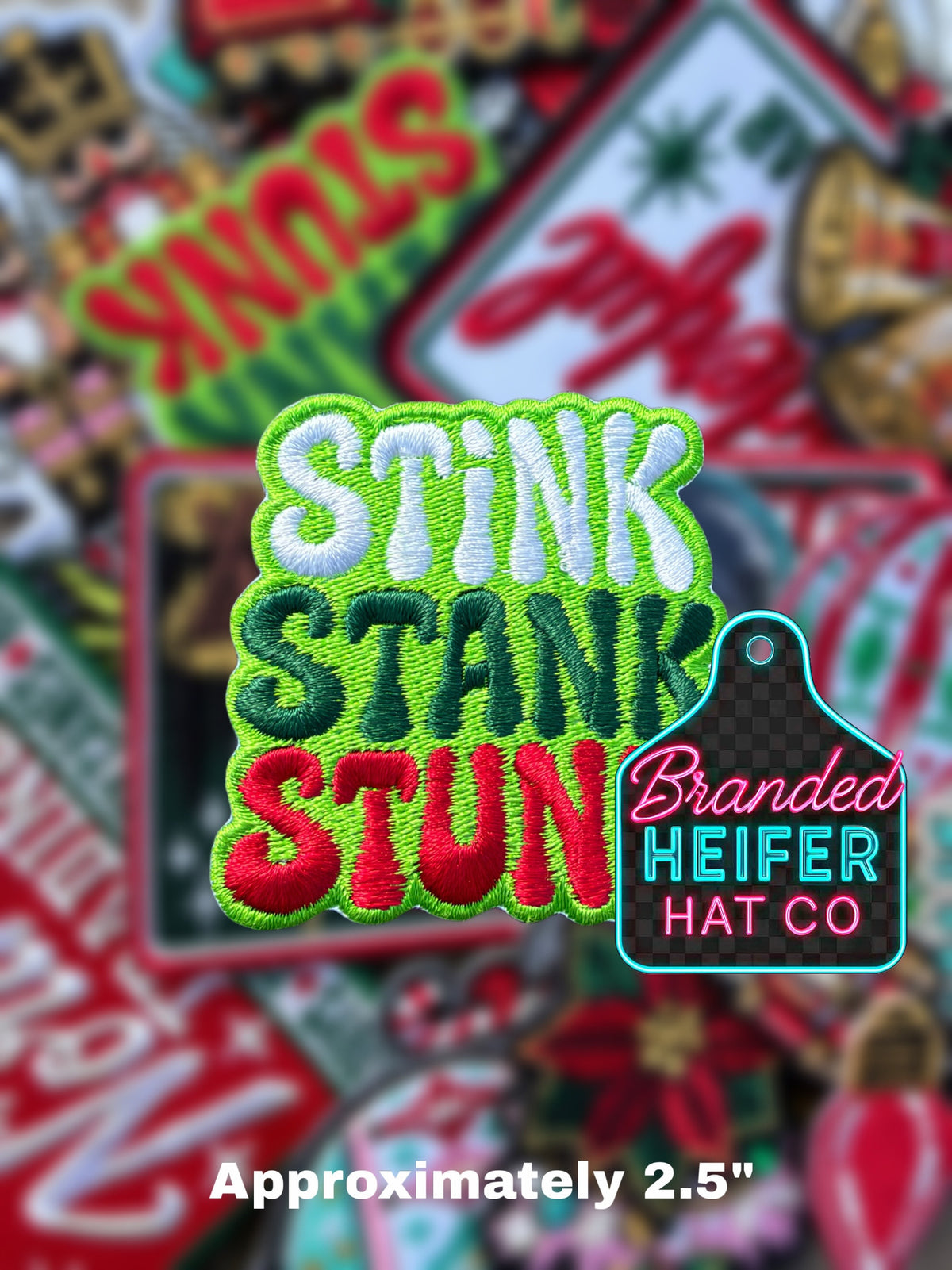 STINK STANK EMBROIDERY PATCH