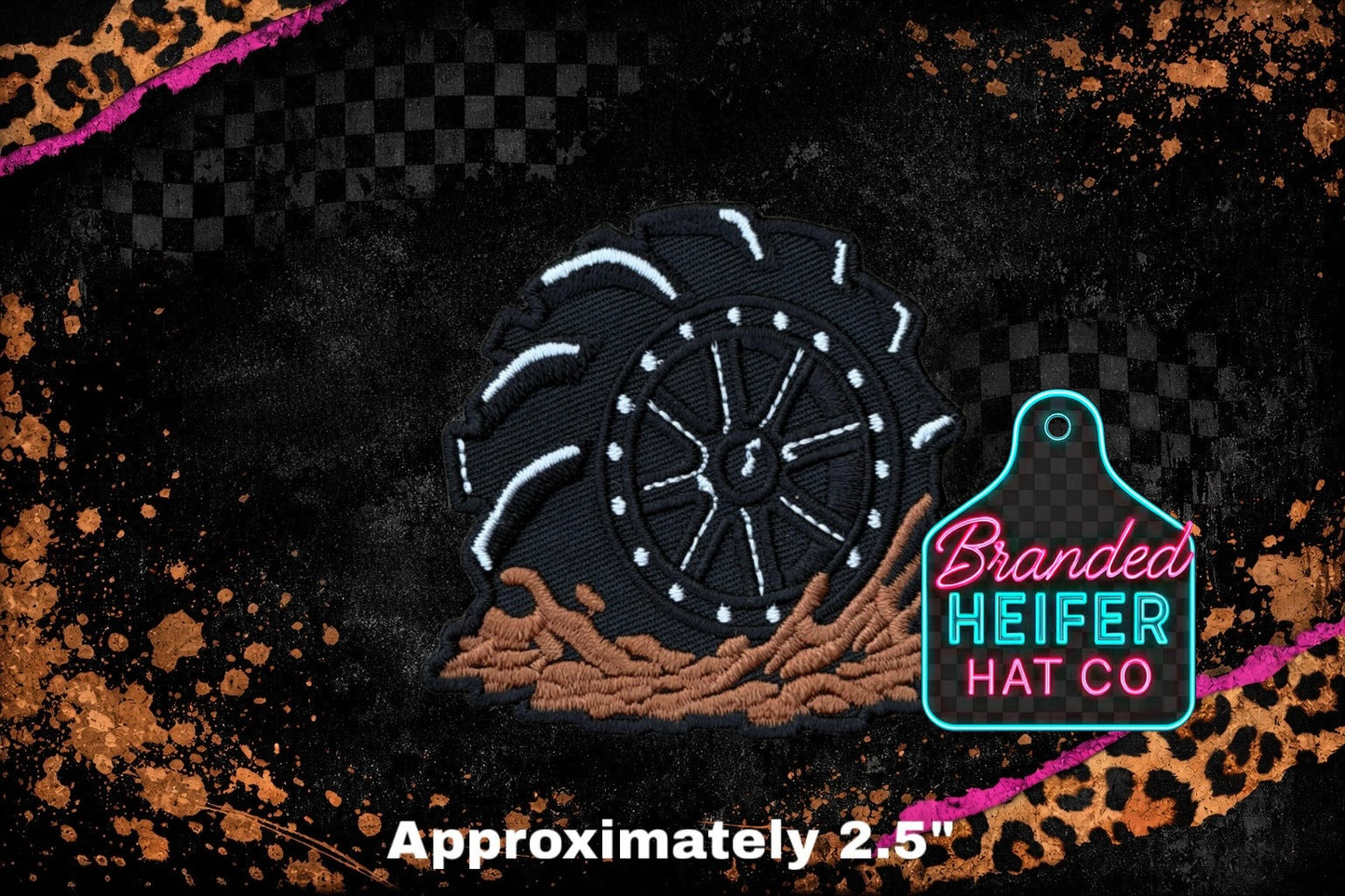 MUD TIRE EMBROIDERY PATCH
