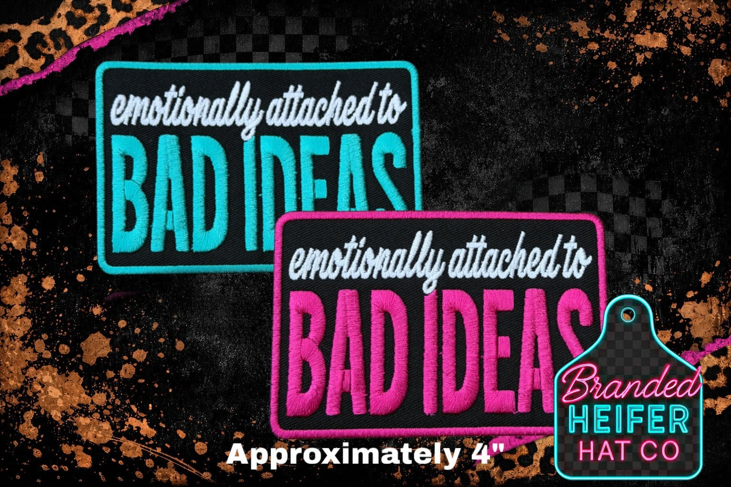 EMOTIONALLY ATTACHED EMBROIDERY PATCH
