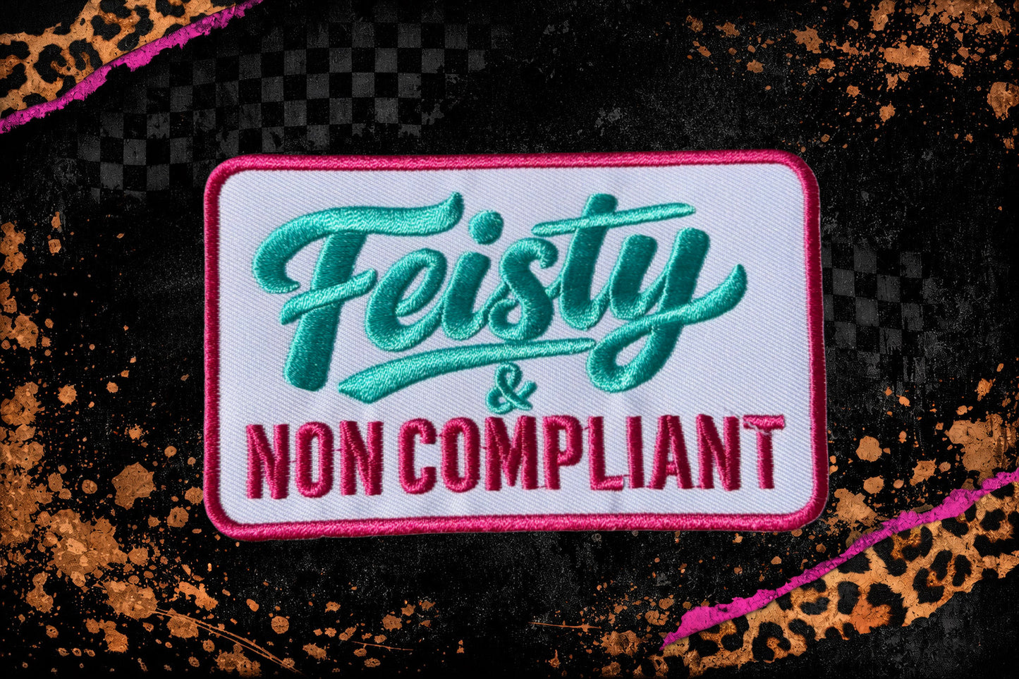 FIESTY EMBROIDERY PATCH