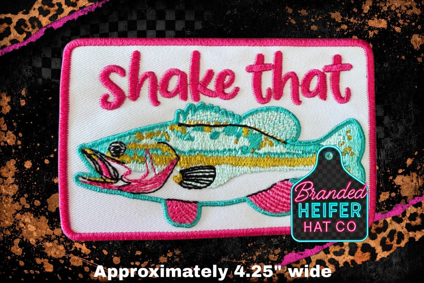 SHAKE THAT BASS l EMBROIDERY PATCH