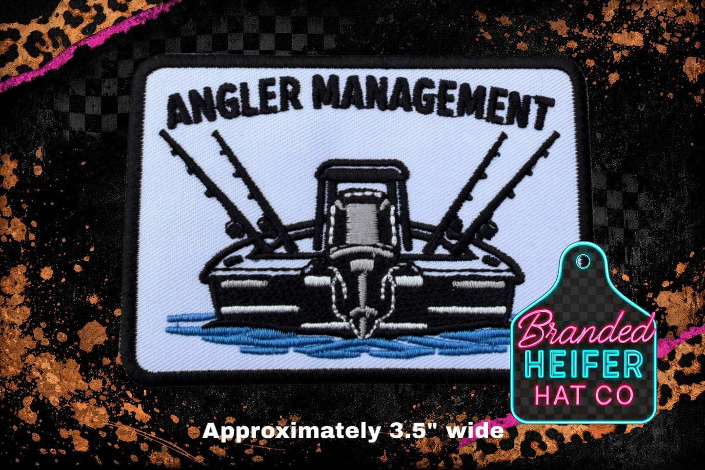 ANGLER MANAGEMENT EMBROIDERY PATCH