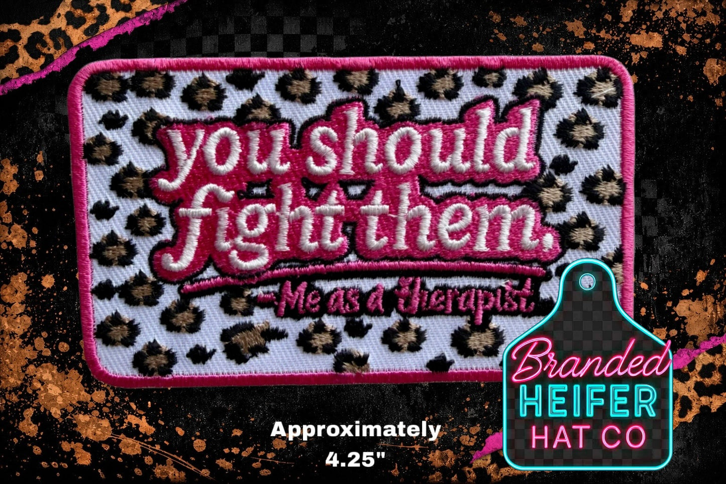 YOU SHOULD FIGHT THEM | EMBROIDERY PATCH