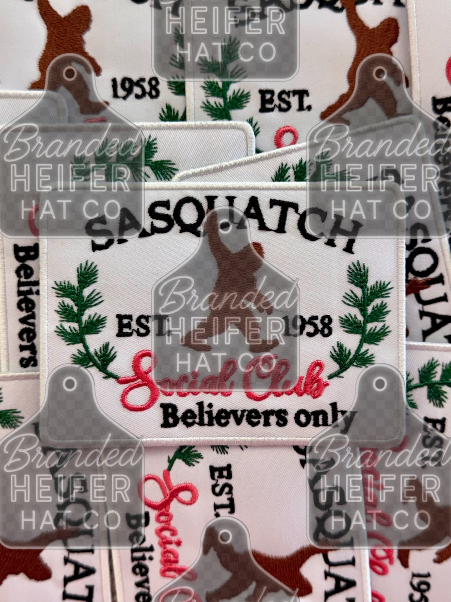 SASQUATCH SOCIAL CLUB * FLAWED | EMBROIDERY PATCH