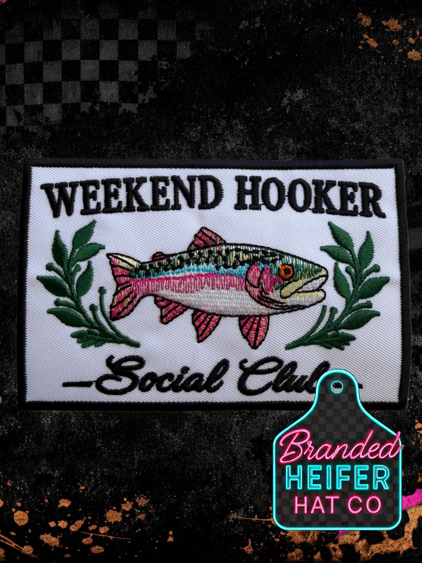 WEEKEND HOOKER SOCIAL CLUB | EMBROIDERY PATCH