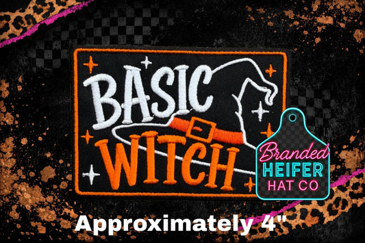BASIC WITCH EMBROIDERY PATCH