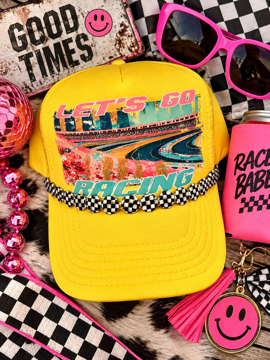 LET GO RACING | DTF HAT TRANSFER
