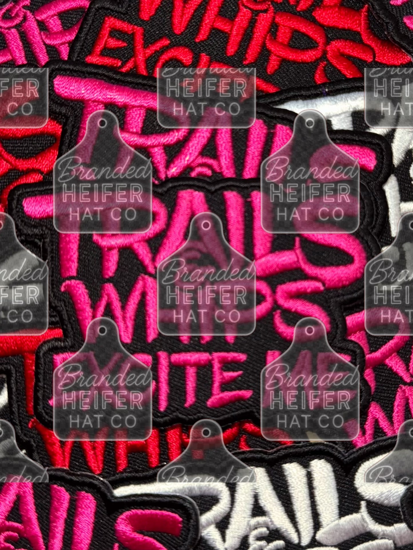 TRAILS&WHIPS EMBROIDERY PATCH