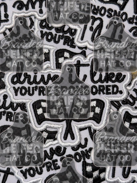 Drive it like your sponsored embroidery patch