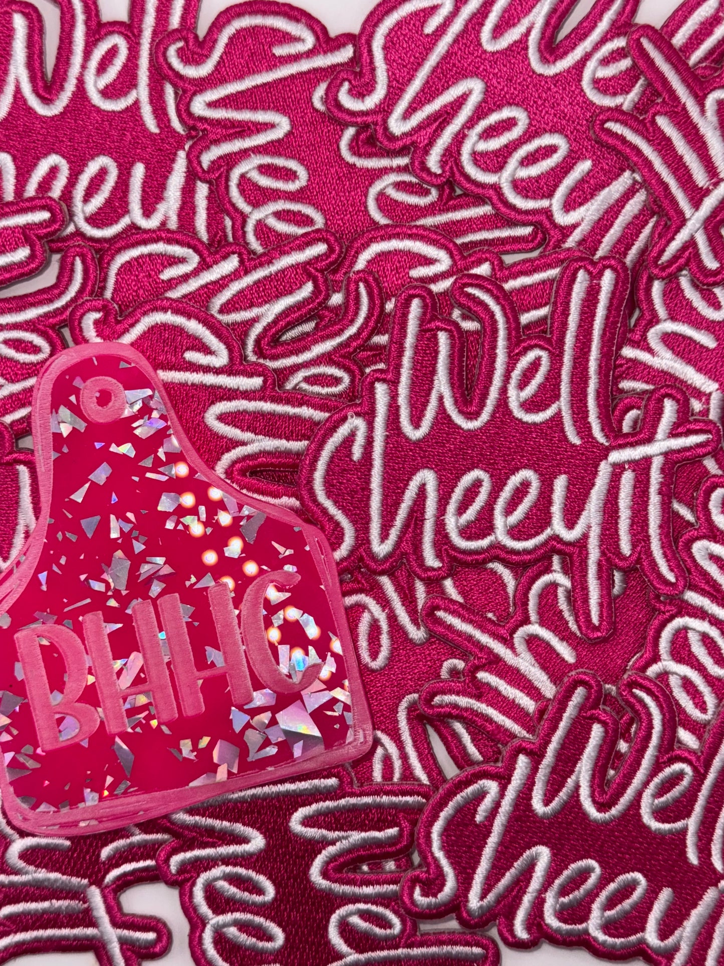 Well sheeyt embroidery patch